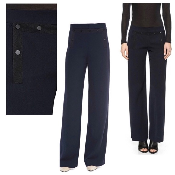 Vince Pants - NWT VINCE. SAILOR SNAP FRONT NAVY TROUSER PANTS